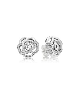 Pandora Shimmering Roses Joia Brincos Mulher 290575CZ