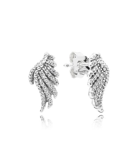 Pandora Majestic Feathers Joia Brincos Mulher 290581CZ