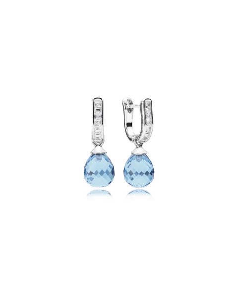 Pandora Frosted droplets Joia Brincos Mulher 290588NBS Pandora Frosted droplets Joia Brincos Mulher 290588NBS