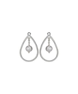 Pandora Teardrop and Pearl Joia Pendente Brincos Mulher 290610PDW
