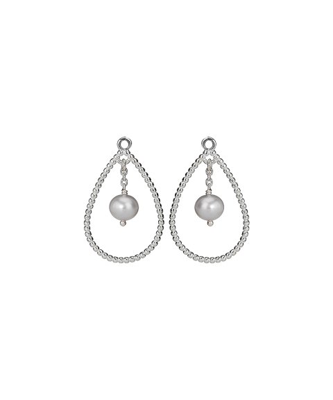 Pandora Teardrop and Pearl Joia Pendente Brincos Mulher 290610PDW Pandora Teardrop and Pearl Joia Pendente Brincos Mulher 290610PDW