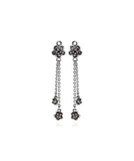 Pandora Flower and Chain Joia Pendente Brincos Mulher 290666SPB