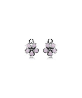 Pandora Pink Cherry Blossom Flower Joia Pendente Brincos Mulher 290675EN40