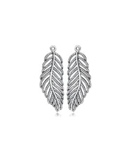 Pandora Feather Earring Joia Pendente Brincos Mulher 290680CZ