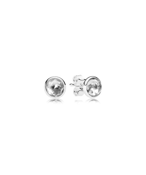 Pandora April Droplets Joia Brincos Mulher 290738RC Pandora April Droplets Joia Brincos Mulher 290738RC