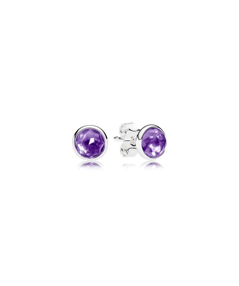 Pandora February Droplets Joia Brincos Mulher 290738SAM Pandora February Droplets Joia Brincos Mulher 290738SAM