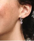 Pandora Sparkling Halo Heart Joia Brincos Mulher 291445C01 Pandora Sparkling Halo Heart Joia Brincos Mulher 291445C01