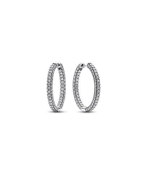 Pandora Timeless Pavé Joia Brincos Mulher 293016C01 Pandora Timeless Pavé Joia Brincos Mulher 293016C01
