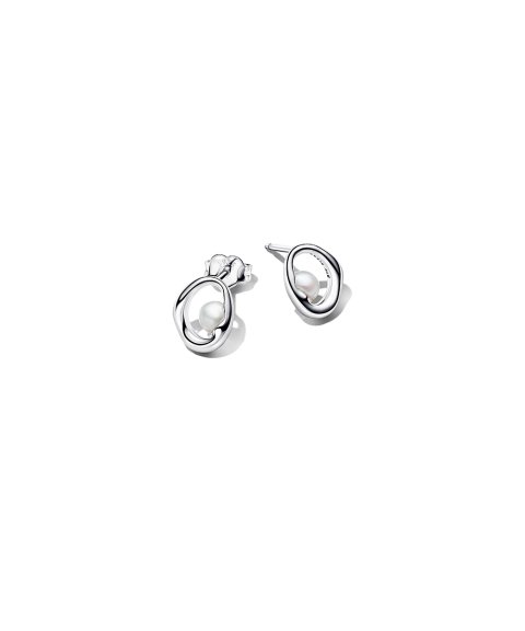 Pandora Essence Organically Shaped Joia Brincos Mulher 293295C01