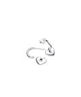 Pandora Heart Open Hoop Joia Brincos Mulher 293460C00