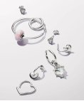 Pandora Heart Open Hoop Joia Brincos Mulher 293460C00