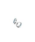 Pandora Light Blue Huggie Joia Brincos Mulher 293849C01