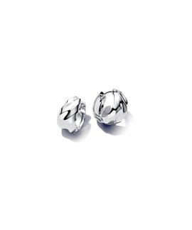 Pandora Essence Rippled Hoop Joia Brincos Mulher 293874C00