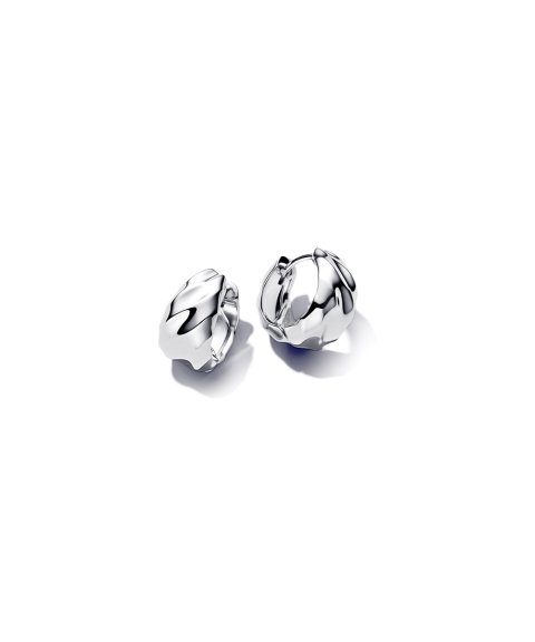 Pandora Essence Rippled Hoop Joia Brincos Mulher 293874C00 Pandora Essence Rippled Hoop Joia Brincos Mulher 293874C00