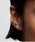 Pandora Sparkling Lucky Clover Joia Brincos Mulher 294500C01