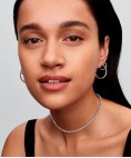 Pandora Sparkling Hoop Joia Brincos Mulher 294650C01