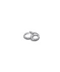 Pandora Beaded Huggie Joia Brincos Mulher 294823C01