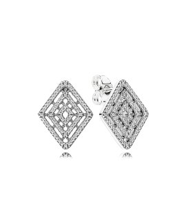 Pandora Geometric Lines Joia Brincos Mulher 296208CZ