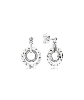Pandora Circles Joia Brincos Mulher 296296CZ