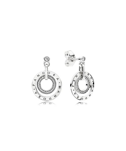 Pandora Circles Joia Brincos Mulher 296296CZ