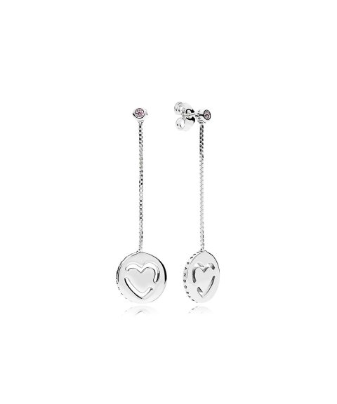 Pandora Pure Love Joia Brincos Mulher 296577FPC Pandora Pure Love Joia Brincos Mulher 296577FPC