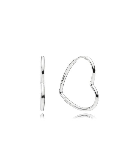 Pandora Asymmetric Hearts of Love Joia Brincos Mulher 297822 Pandora Asymmetric Hearts of Love Joia Brincos Mulher 297822
