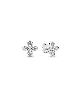 Pandora Four-Petal Flowers Joia Brincos Mulher 297968CZ