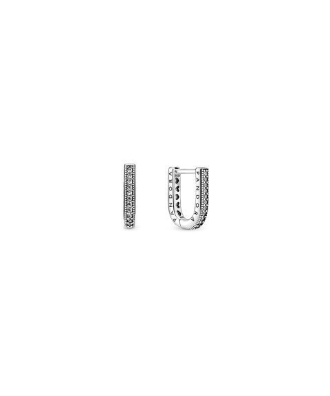 Pandora U-Shaped Hoop Joia Brincos Mulher 299488C01