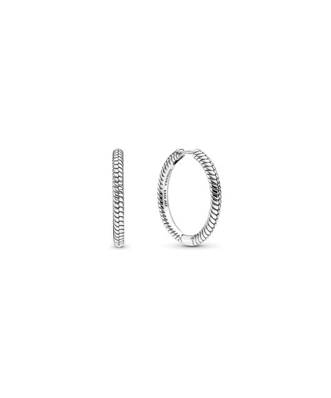 Pandora Moments Snake Hoop Joia Brincos Mulher 299532C00 Pandora Moments Snake Hoop Joia Brincos Mulher 299532C00