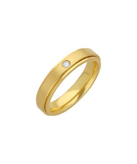 Pereirinha Emoção Joia Anel Aliança Ouro 19.2K e Diamante Mulher 301AD