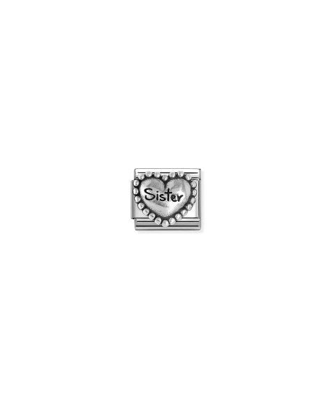 Nomination Composable Classic Heart Sister Link 330101 81