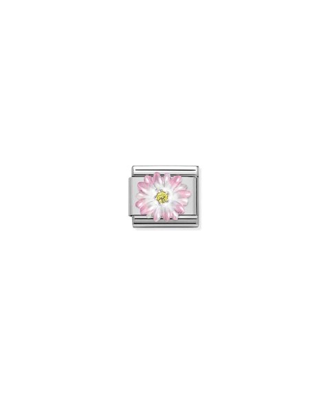 Nomination Composable Classic Pink Flower Acessório de Joia Link 330321/05