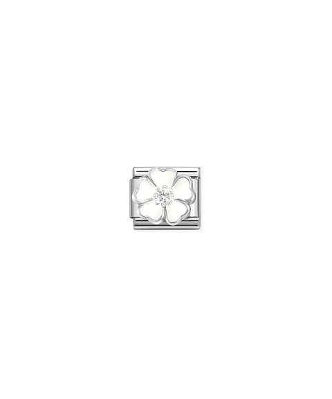 Nomination Composable Classic White Flower Link Mulher 330321 15 Nomination Composable Classic White Flower Link Mulher 330321 15