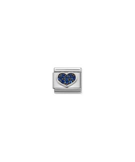 Nomination Composable Classic Heart Blue Link Mulher 330323 08