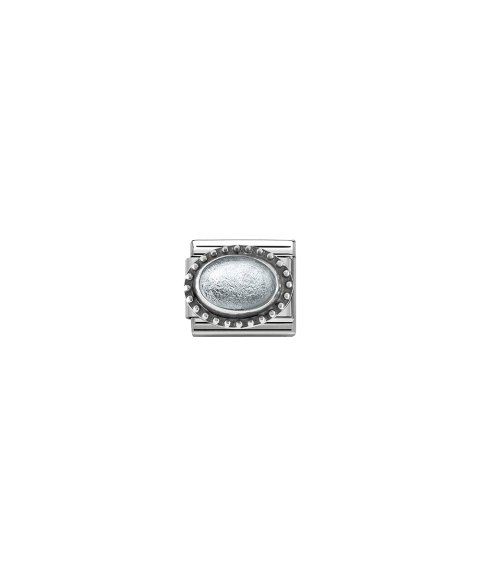 Nomination Rock Crystal With Silver Leaf Acessório de Joia Link Mulher 330502 01 Nomination Rock Crystal With Silver Leaf Acessório de Joia Link Mulher 330502 01