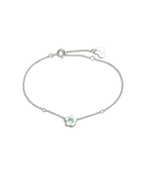 Agatha Ruiz de la Prada Gaga Color Flor CZ Água Joia Pulseira Menina 330GAG