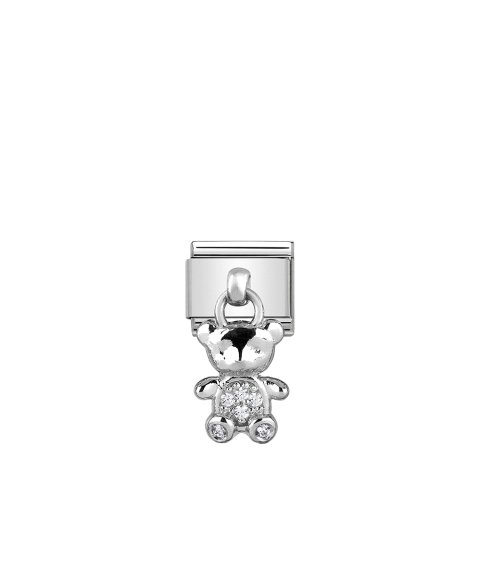 Nomination Composable Teddy Bear pendant Acessório de Joia Link Mulher 331800 23