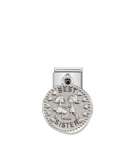 Nomination Composable Best Sister Pendant Acessório de Joia Link Mulher 331804 14