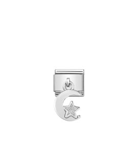 Nomination Composable Moon and Star Pendant Acessório de Joia Link Mulher 331805 05