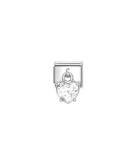 Nomination Composable Classic Pendant Heart Link Mulher 331812 12