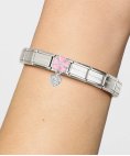 Nomination Composable Classic Flower and Heart Link Mulher 331814 01 Nomination Composable Classic Flower and Heart Link Mulher 331814 01