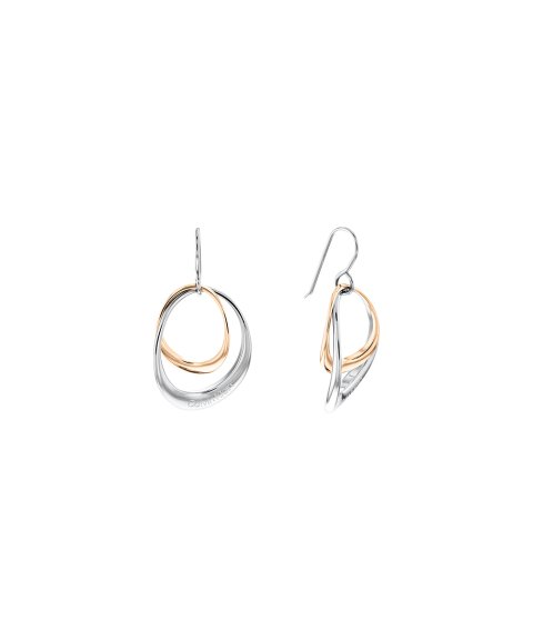 Calvin Klein Warped Rings Joia Brincos Mulher 35000003 Calvin Klein Warped Rings Joia Brincos Mulher 35000003