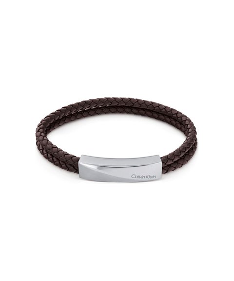 Calvin Klein Braided Double Strand Joia Pulseira Homem 35000098