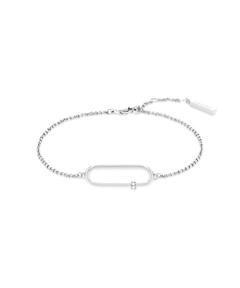 Calvin Klein Elongated Oval Joia Pulseira Mulher 35000183 Calvin Klein Elongated Oval Joia Pulseira Mulher 35000183