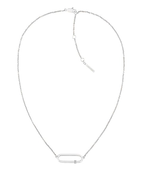 Calvin Klein Elongated Oval Joia Colar Mulher 35000185 Calvin Klein Elongated Oval Joia Colar Mulher 35000185