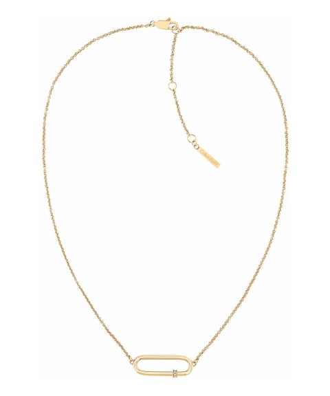 Calvin Klein Elongated Oval Joia Colar Mulher 35000186 Calvin Klein Elongated Oval Joia Colar Mulher 35000186