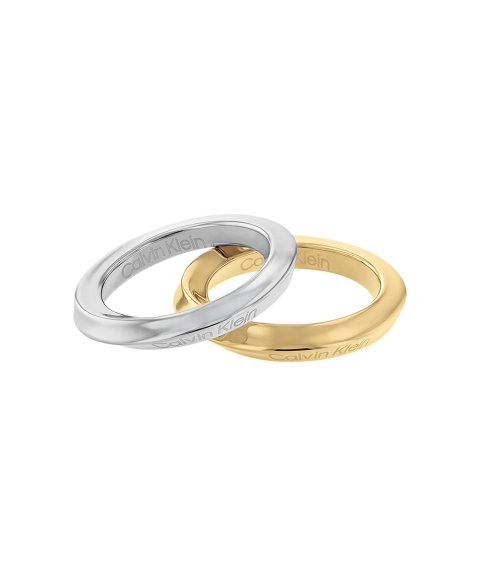 Calvin Klein Twisted Ring Joia Anel Mulher 35000330