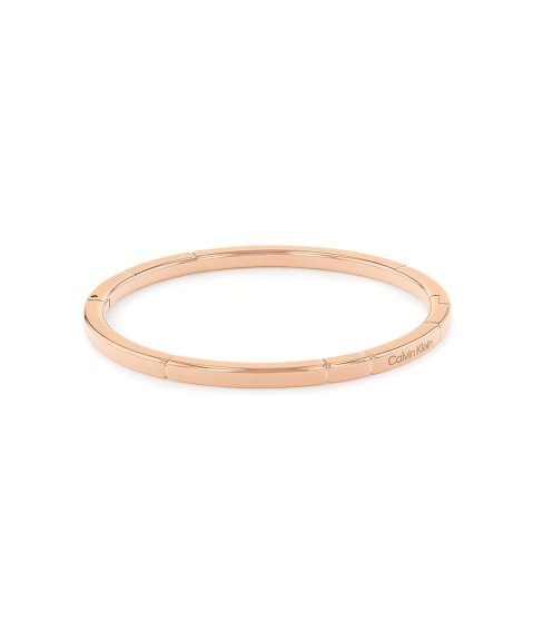 Calvin Klein Soft Squares Joia Pulseira Bangle Mulher 35000456 Calvin Klein Soft Squares Joia Pulseira Bangle Mulher 35000456