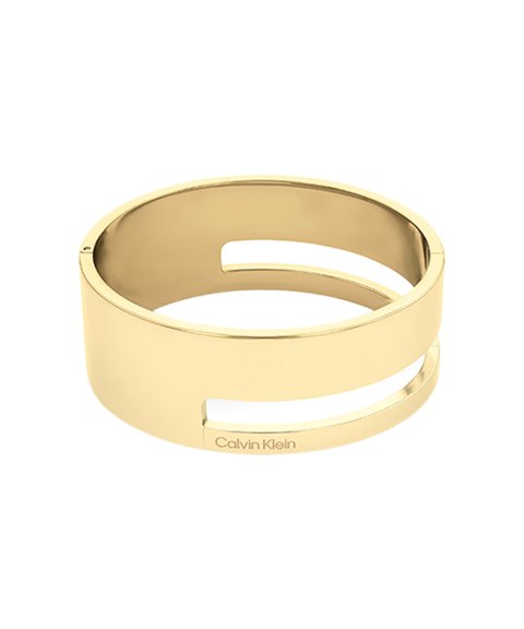 Calvin Klein Geometric Essentials Joia Pulseira Bangle Mulher 35000673 Calvin Klein Geometric Essentials Joia Pulseira Bangle Mulher 35000673