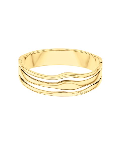 Calvin Klein Wavy Joia Pulseira Bangle Mulher 35000719 Calvin Klein Wavy Joia Pulseira Bangle Mulher 35000719